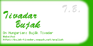 tivadar bujak business card